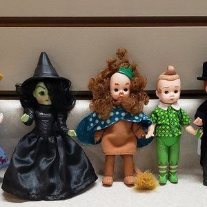 3 Madame Alexander dolls Wizzard of OZ collectible figures